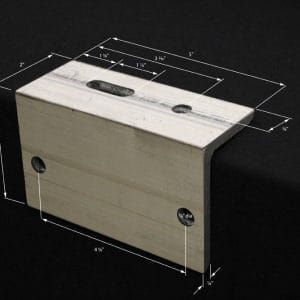 Dock Cleat Stiffener for Galvanized Cleats